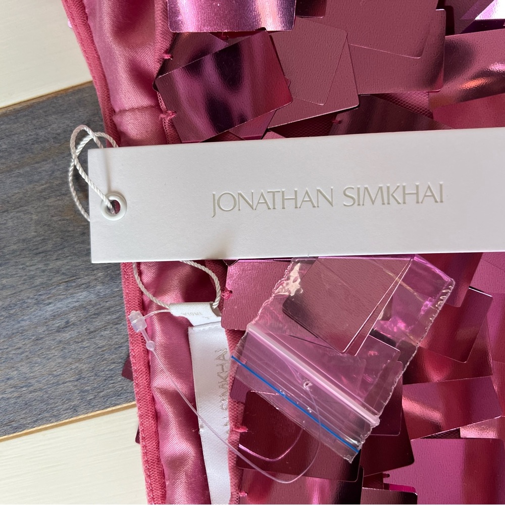 Jonathan Simkhai Pink Sequin Skirt - Picture 4 of 4